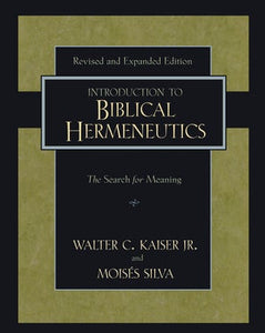 An introduction to biblical hermeneutics